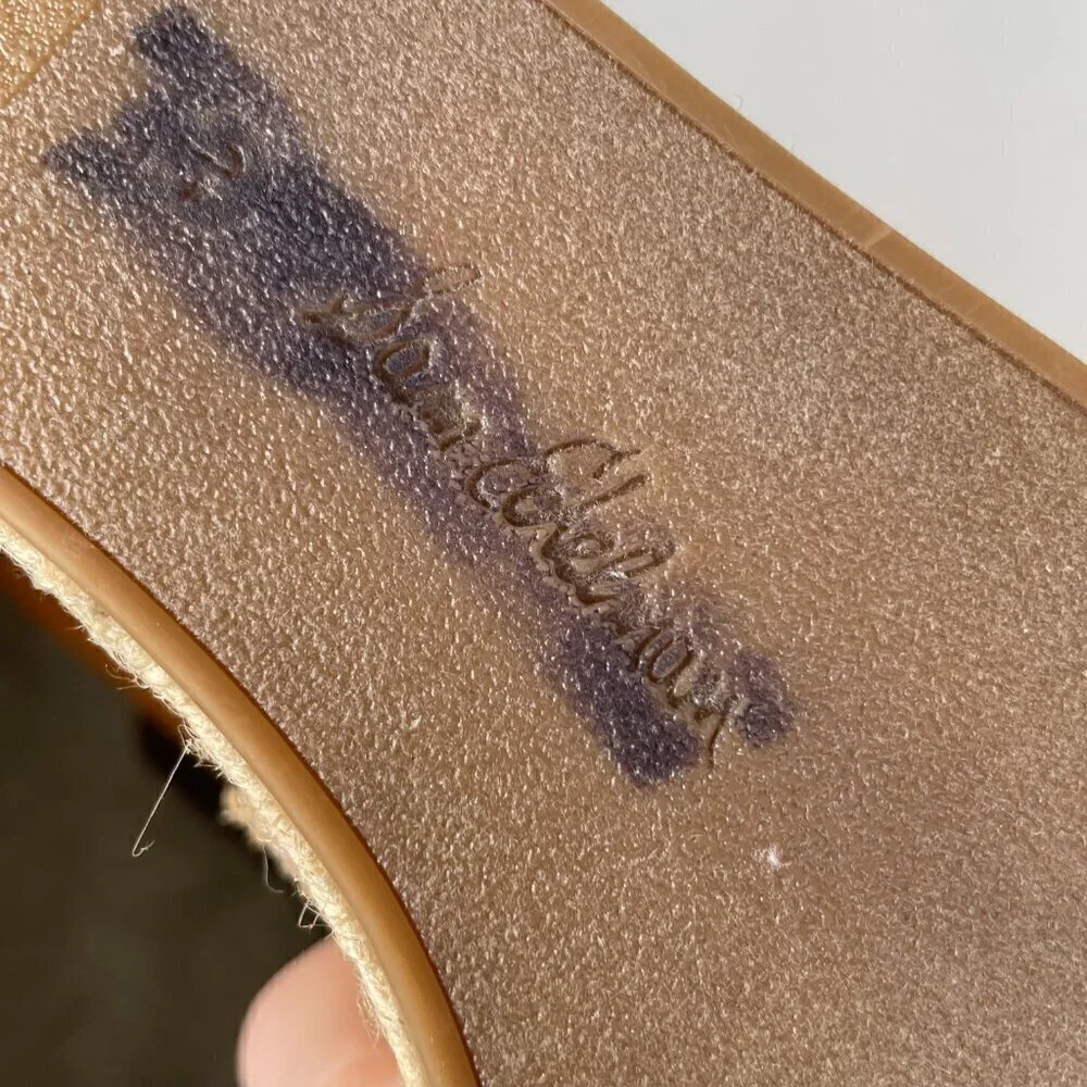 NEW Sam Edelman Women's Weslee Espadrilles Platform Sandals Cork Brown Sz 7.5